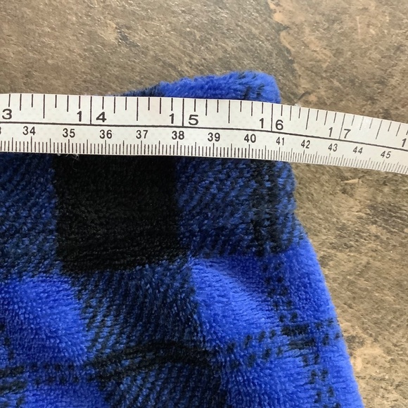 Ardene Blue fleece lumberjack sleep pants fit M/L - Picture 4 of 6